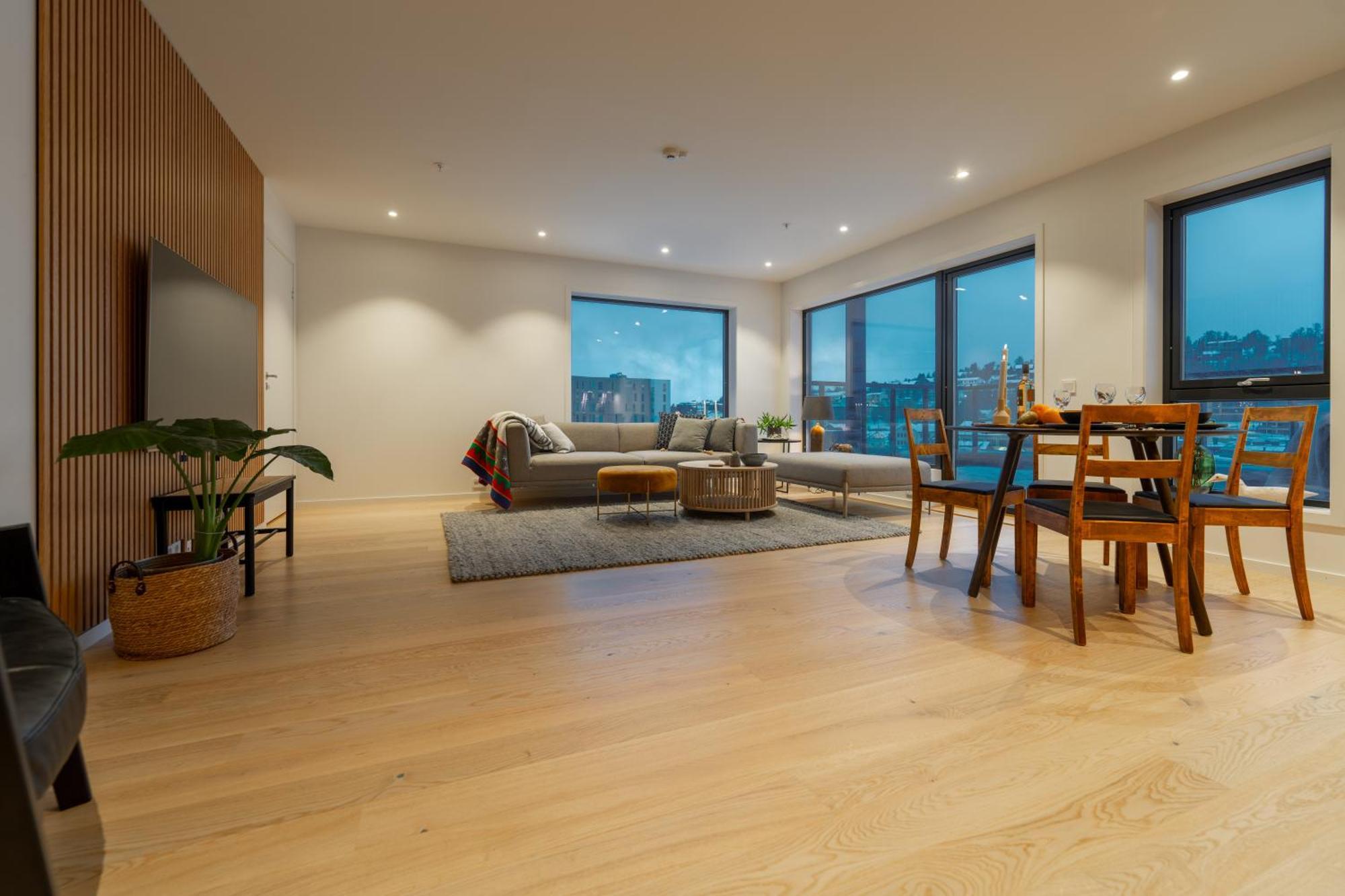Northern Light Apartments - Nyholmen Luxury Penthouse B Тромсьо Екстериор снимка