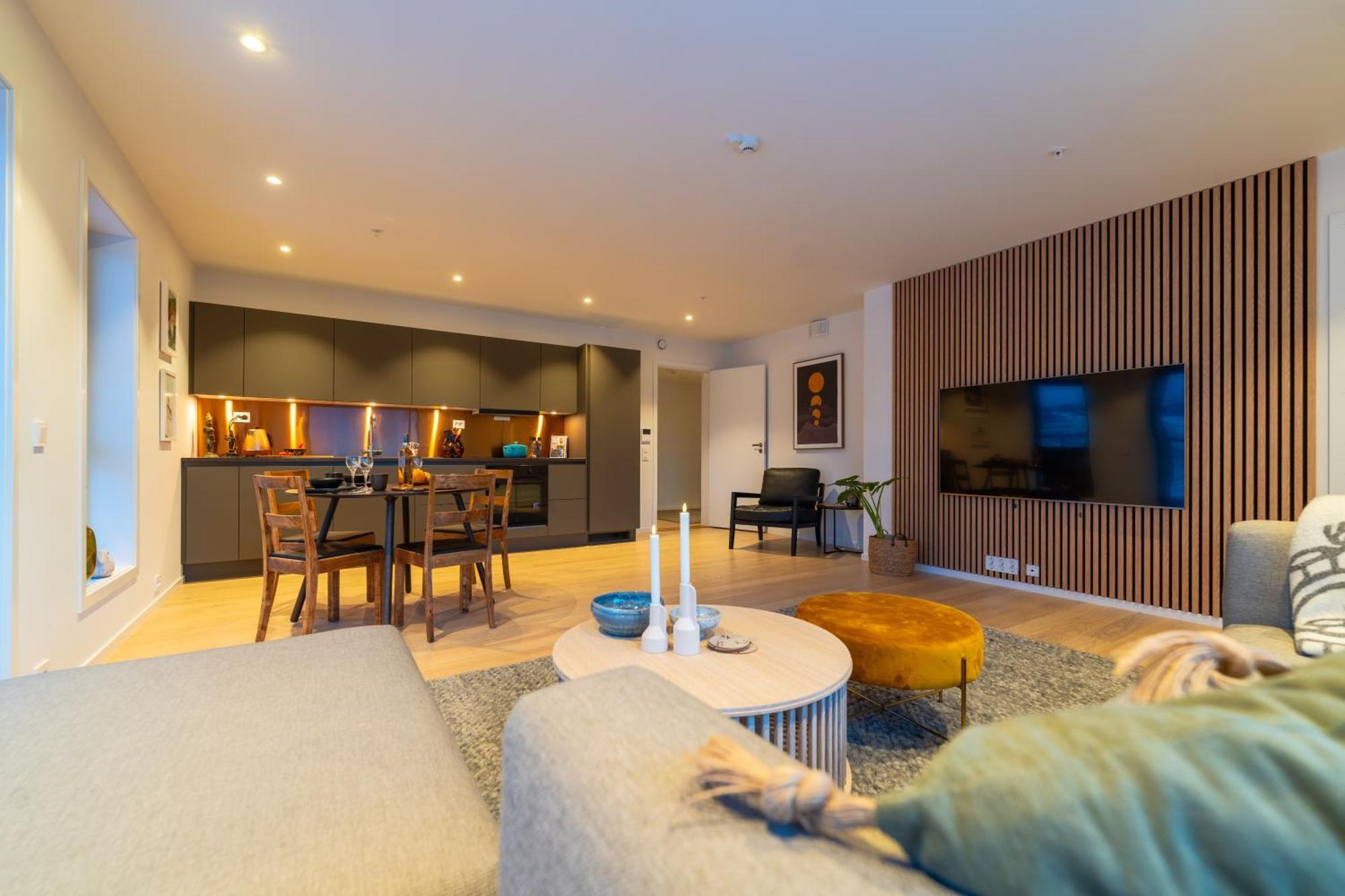 Northern Light Apartments - Nyholmen Luxury Penthouse B Тромсьо Екстериор снимка