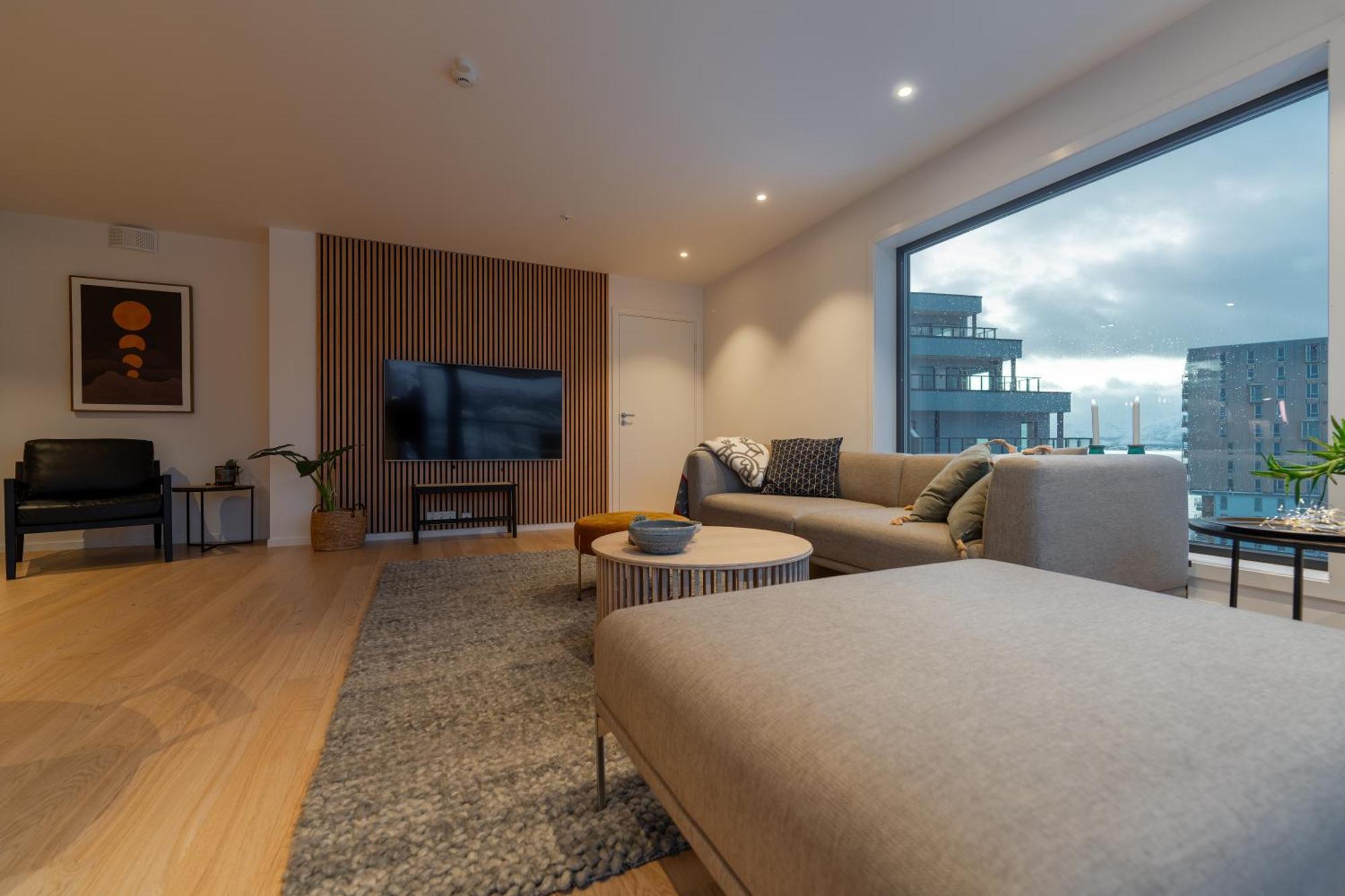 Northern Light Apartments - Nyholmen Luxury Penthouse B Тромсьо Екстериор снимка